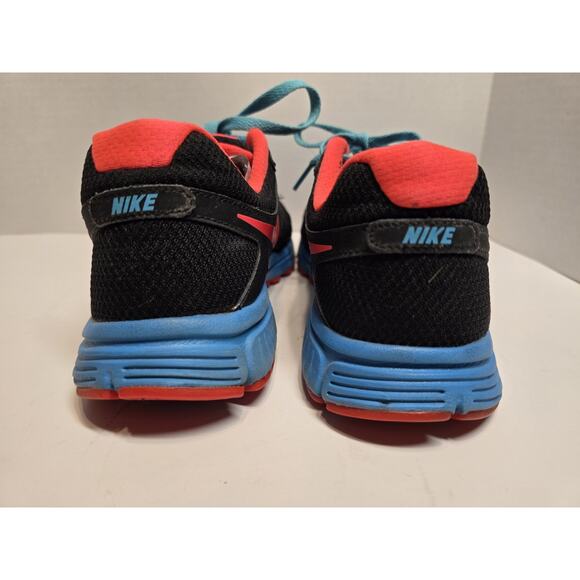 Nike Revolution 2 Sneakers Womens 8 Black Blue Running Shoes Casual 554900-009 - Picture 3 of 7